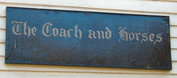 Coach and Horses Sign Eastry
