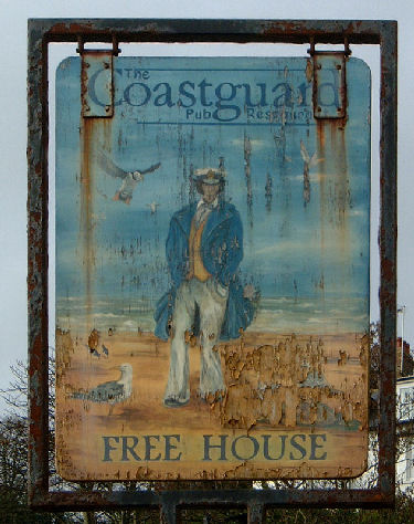 Coastguard sign St Margarets Bay