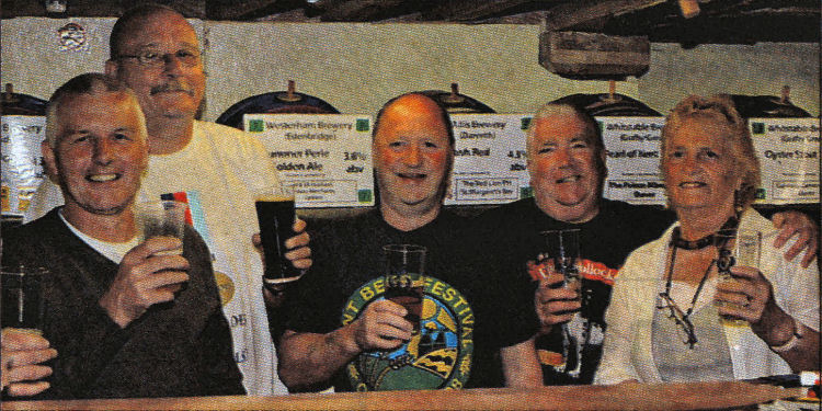 Crabble Corn Mill bar staff 2009