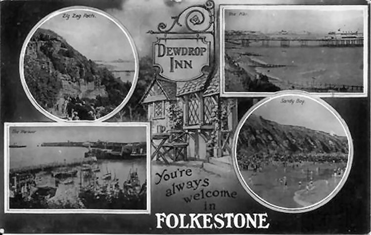 Postcard picture Dew Drop Inn