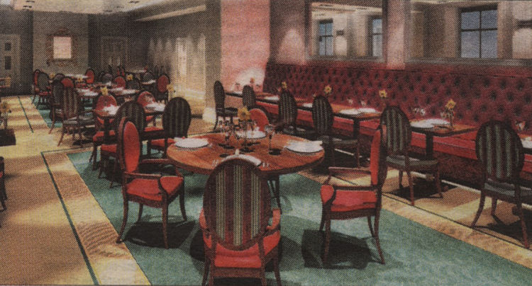 Restaurant artists impression