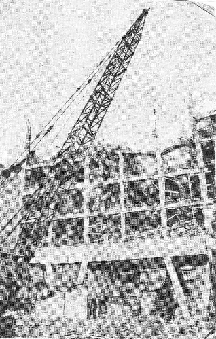 Dover Stage demolition November 1988