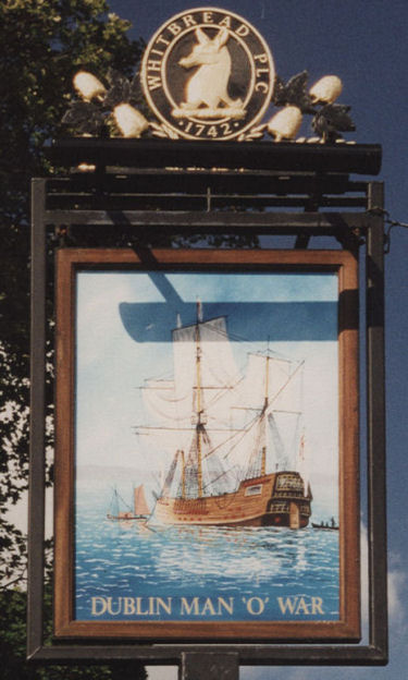 Dublin Man O War sign