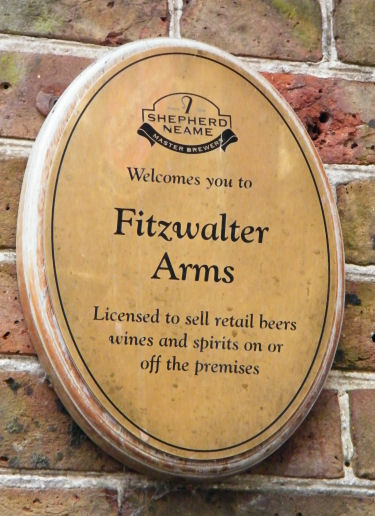 Fitzwalter Arms Sign 2011