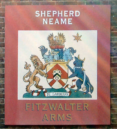 Fitzwater Arms New Sign