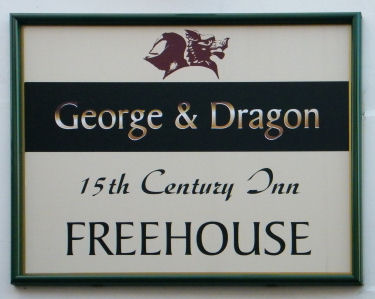 George and Dragon sign 2012