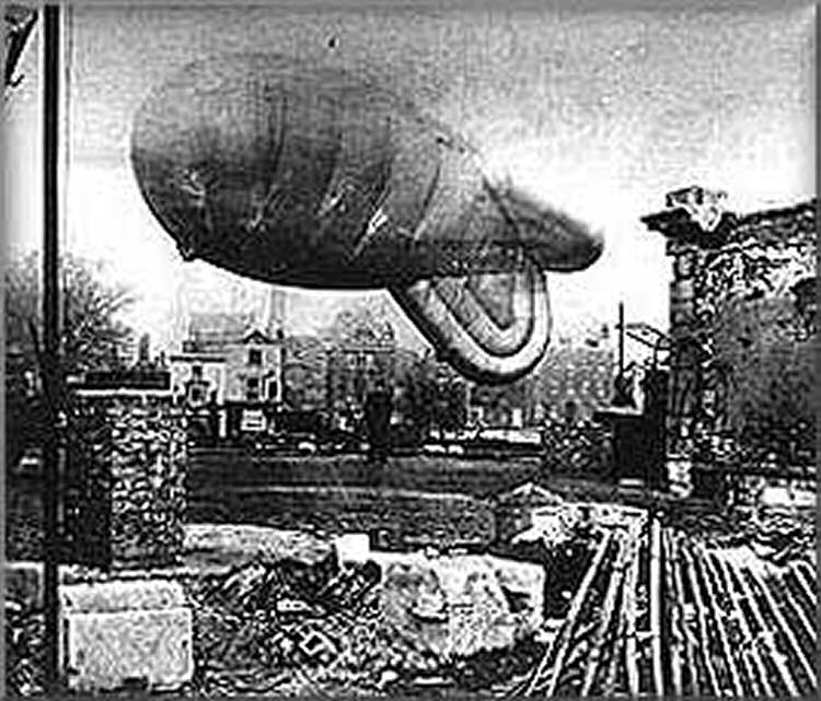 Barage balloon at Granville Gardens