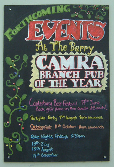 Green Berry sign in deal