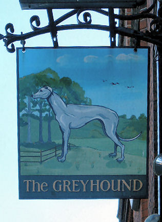 Greyhound sign in Sandwich