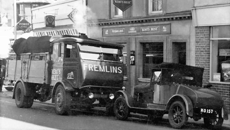 Fremlins delivery outside the Griffin