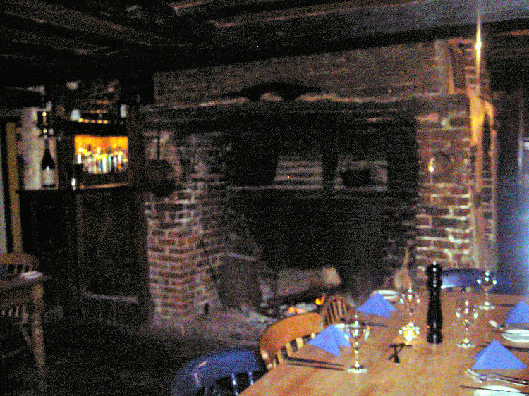 Griffin's Head fireplace