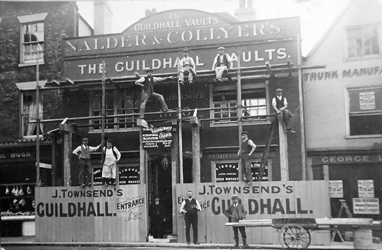 Guildhall Vaults circa 1928
