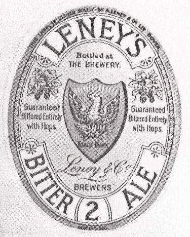 Leney's Bitter 2 Ale Label