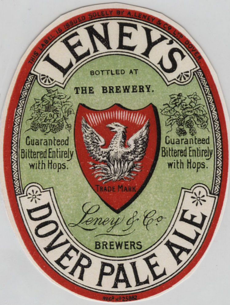 Leneys Pale Ale Label