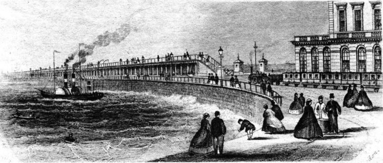 Lord Warden Hotel and Admiralty Pier print