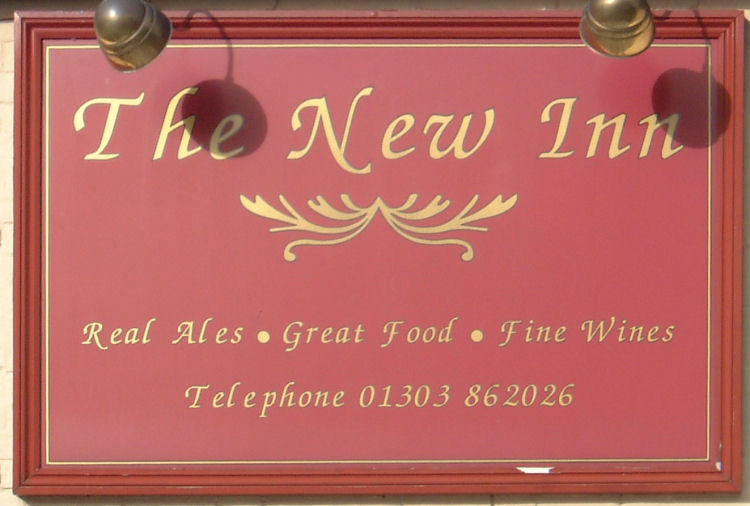 New Inn sign, Etchinghill