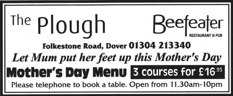 Plough Advert 2003