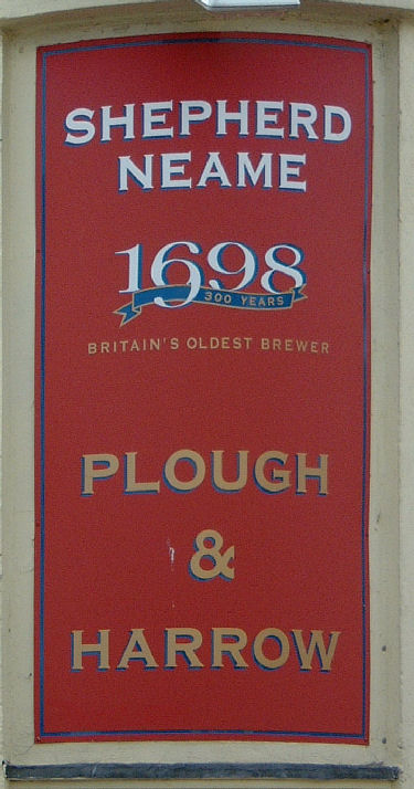 Plough and Harrow sign at Bridge