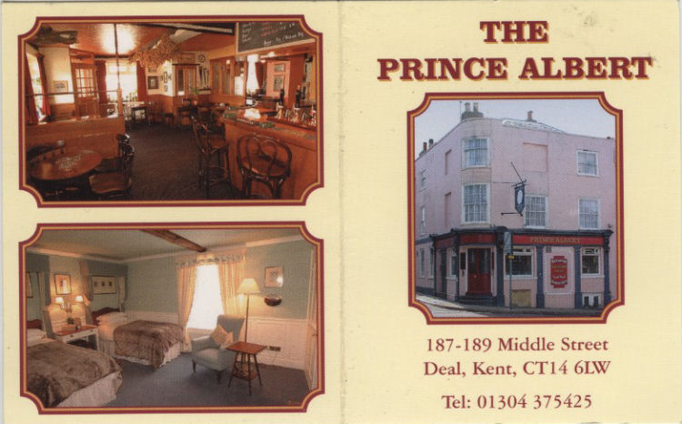 Prince Albert, Deal, business card 2007