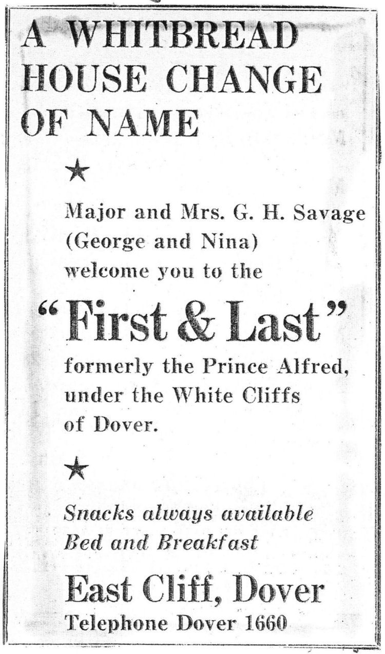 Prince Alfred advert
