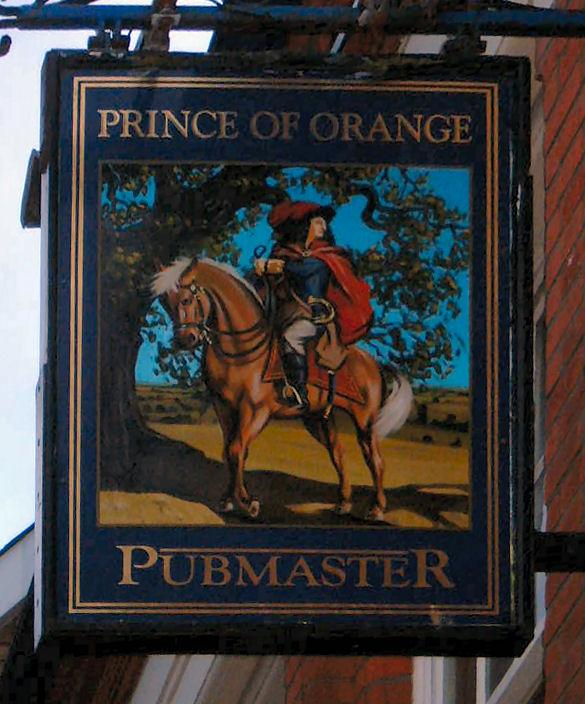 Prince of Orange sign