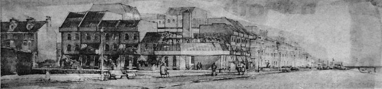 Plans for Queen's Hotel site.