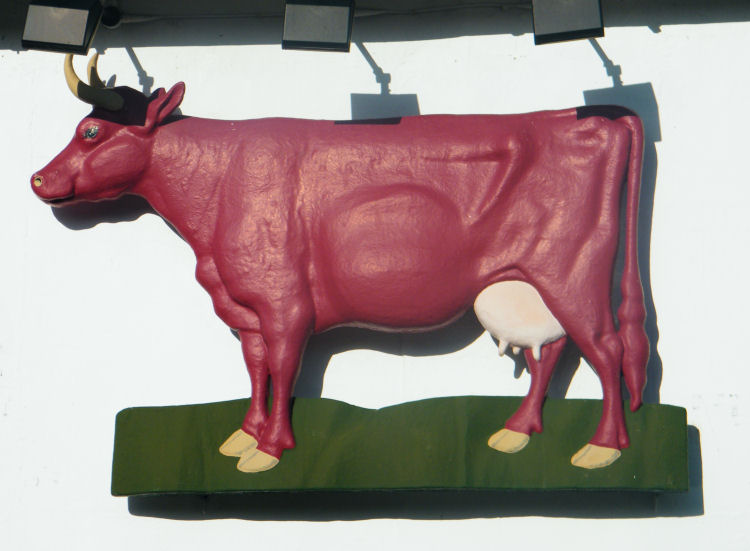 Red Cow sign