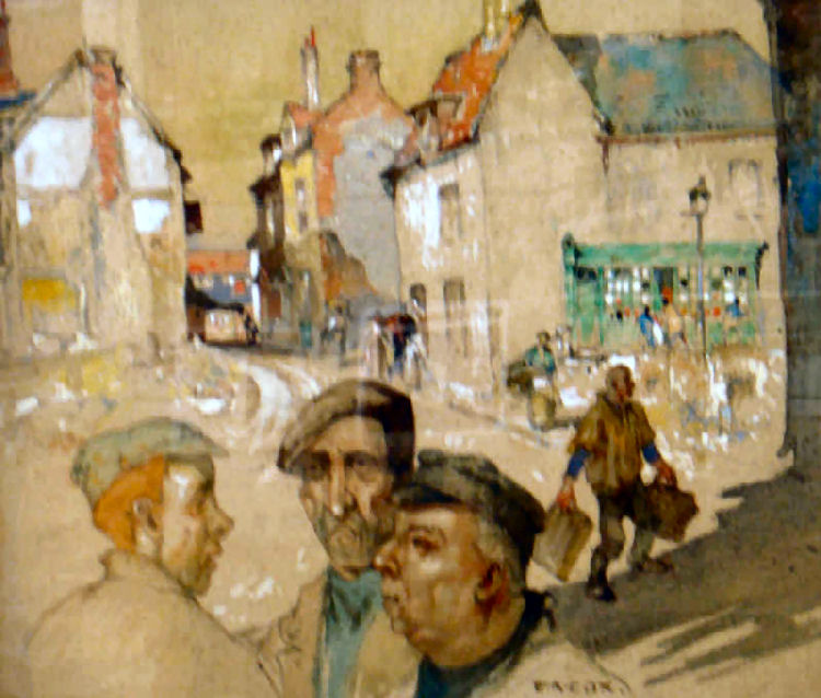 Royal Oak/Lifeboat painting by Elijah Albert Cox