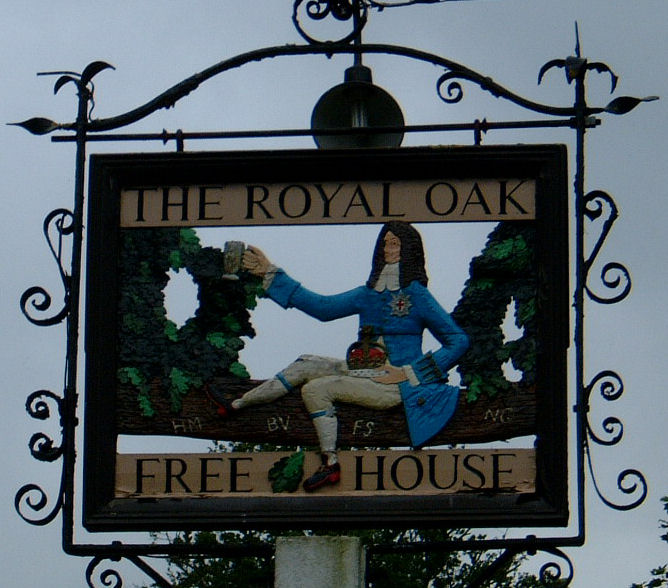 Royal Oak Sign Nonington 2007
