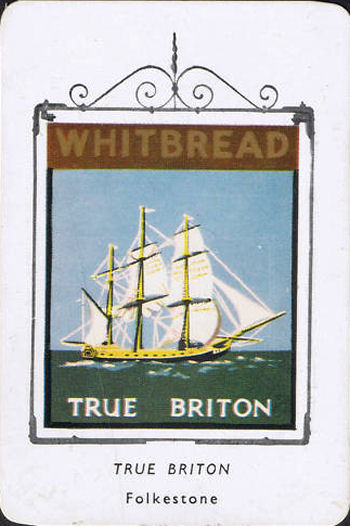 True Briton, Folkestone, sign