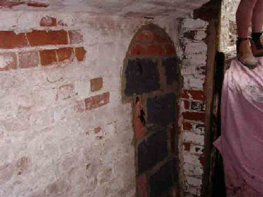 Cellar door to house
