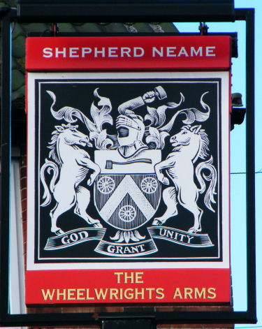 Wheelwright Arms sign 2010