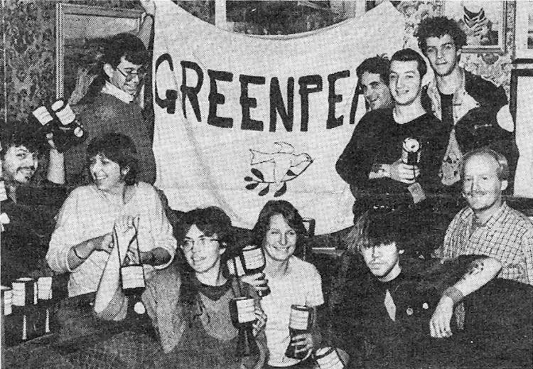 Greenpeace collection at the White Horse.