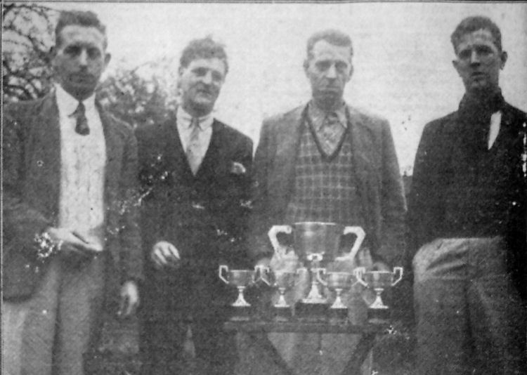 White Hall Quad Darts Winners 1938