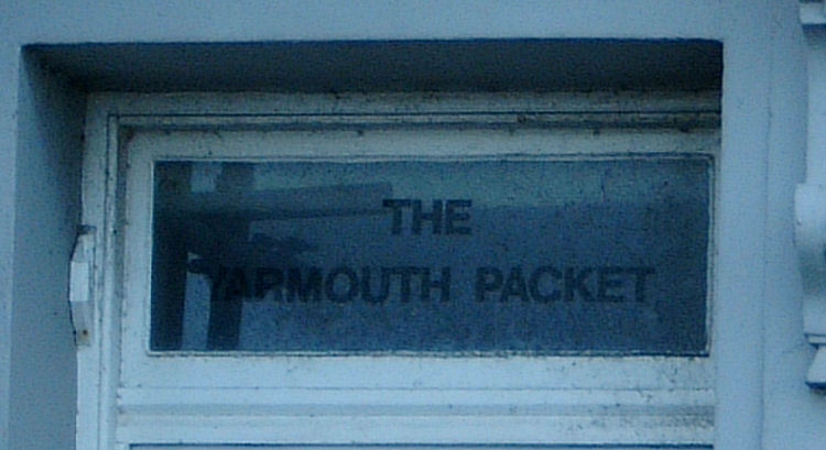 Yarmouth Packet sign in Deal