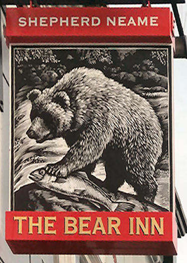 Bear Inn sign 2012