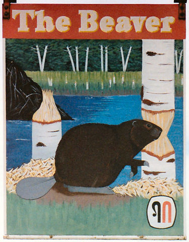 Beaver sign 1991