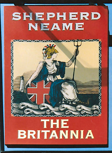 Britannia sign date unknown
