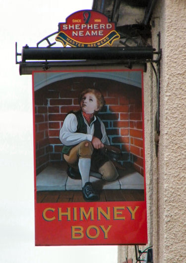Chimney Boy sign