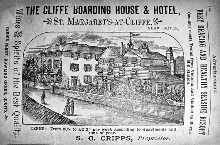Cliff Tavern Advertisement