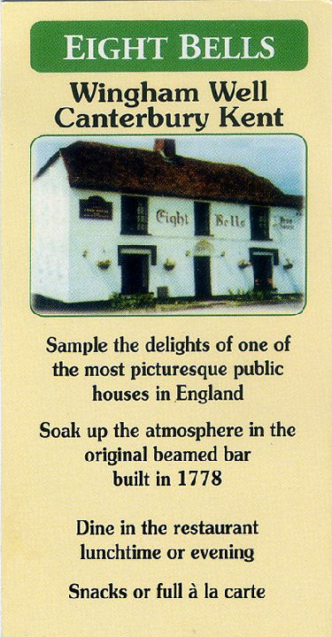 Eight Bells leaflet