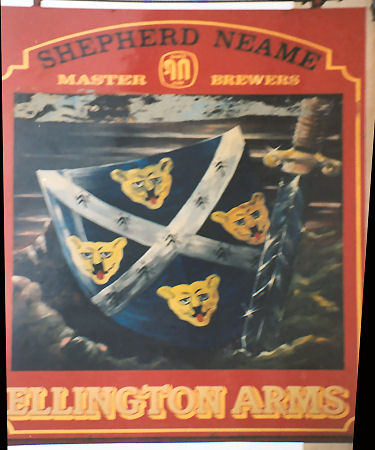 Ellington Arms sign 1991