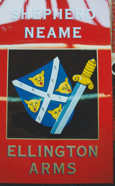 Ellington Arms sign 1993