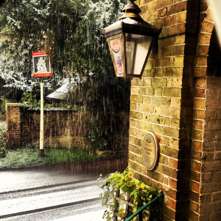 Rainy day at the Fitzwater Arms 2012
