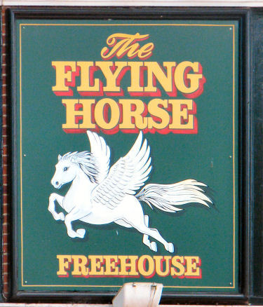 Flying Horse sign