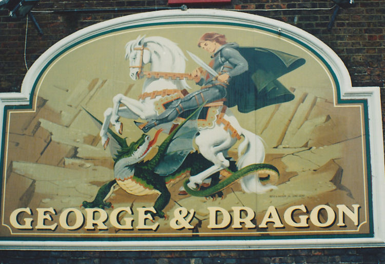 George and Dragon sign 1991