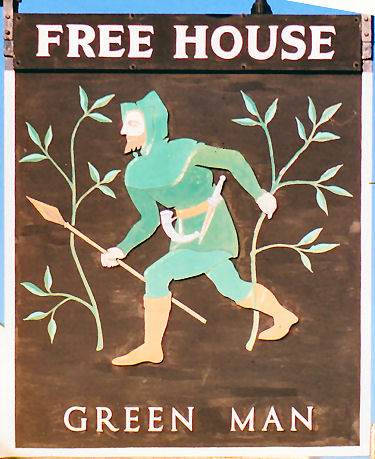 Green Man sign 1991