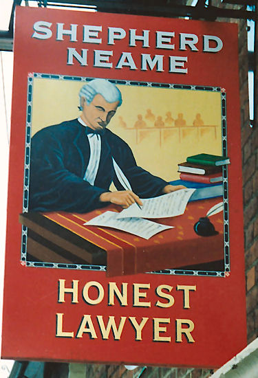 Honest Lawyer sign date unknown