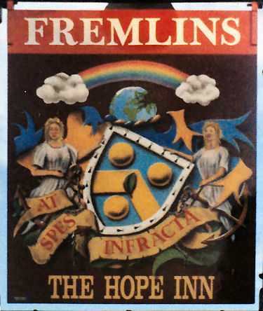 Hope Inn sign 1990