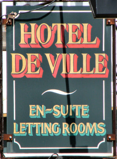 Hotel de Ville sign